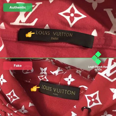 fake louis vuitton supreme trui red|louis vuitton false product id.